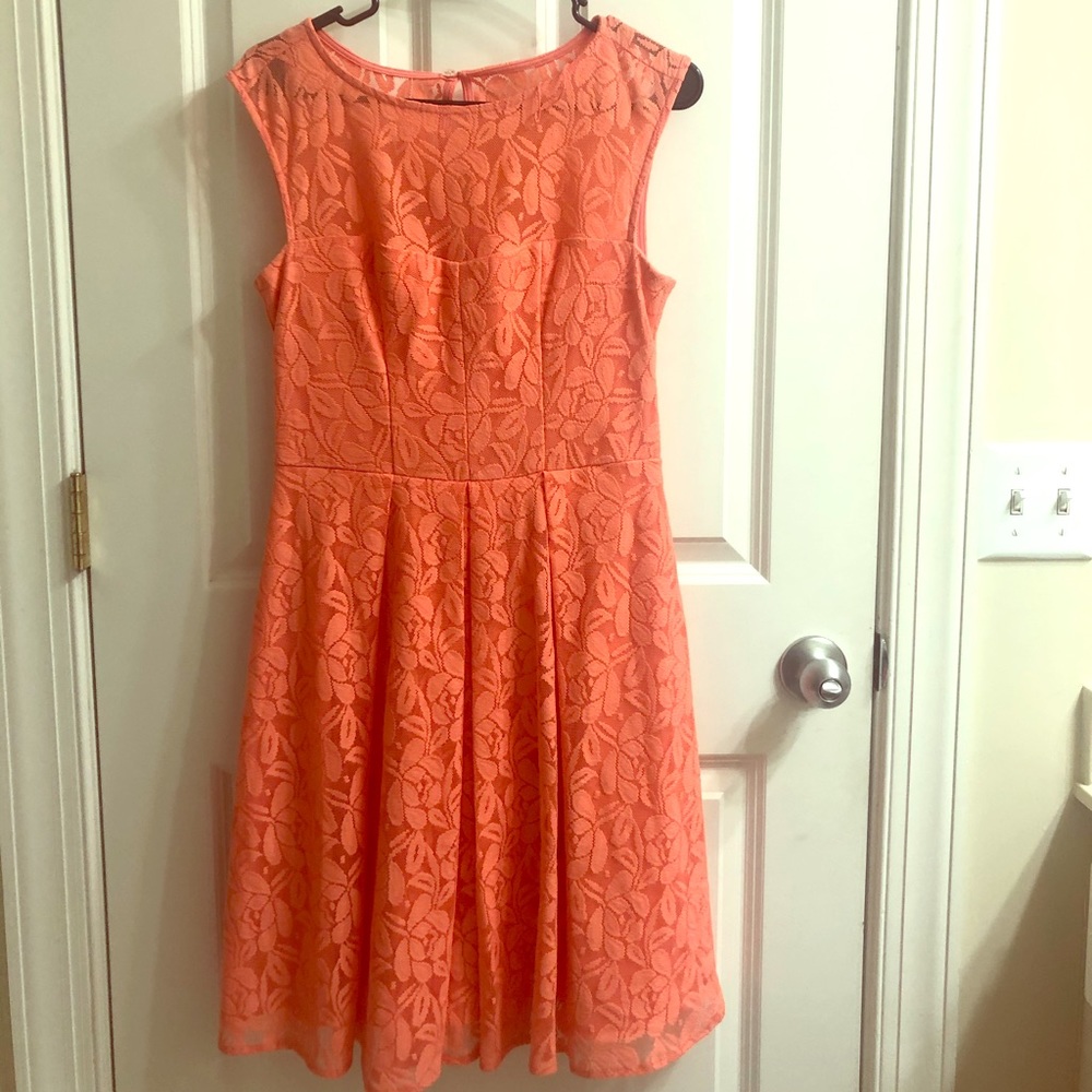 Apricot color dress